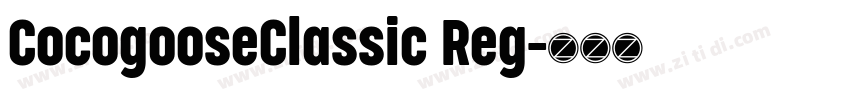 CocogooseClassic Reg字体转换